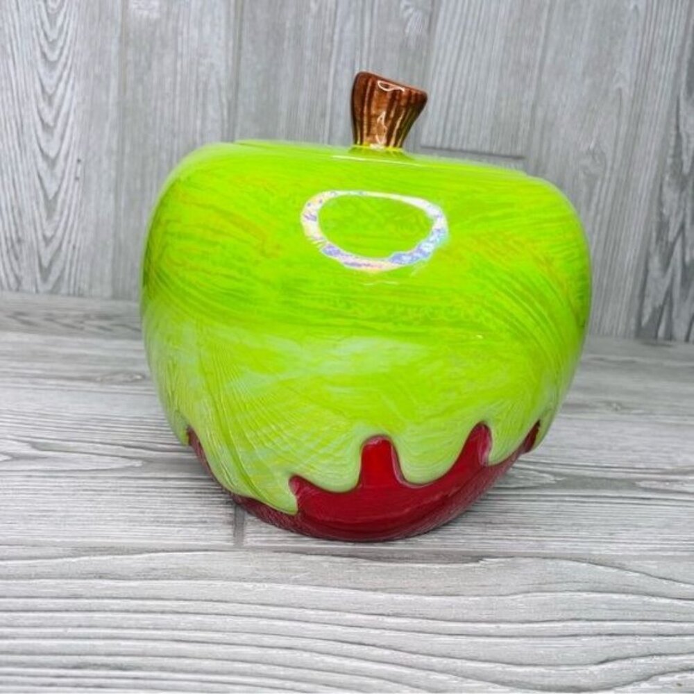 Nwt Disney Villains Snow White Poison Apple Halloween Canister cookie jar kitche - Picture 2 of 6